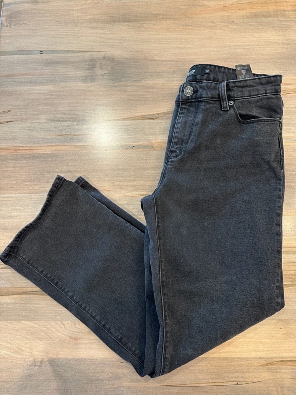 Hudson Jeans Women’s Straight Black Denim